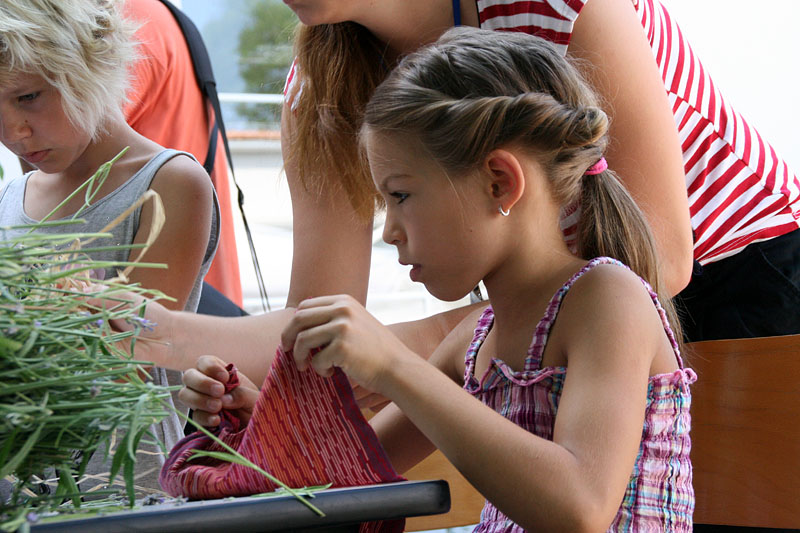 GKZD: Dječja radionica izrade stručaka i jastučića od lavande, Foto: Lucija Juravić