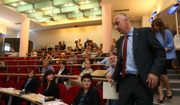 Na Ekonomskom fakultetu odrzana Medjunarodna radionica TIEMS cija je glavna tema “Iskoristavanje nafte i plina iz podmorja: koristi, prijetnje, izazovi”. Ministar Ivan Vrdoljak. Photo: Ivo Cagalj/PIXSELL