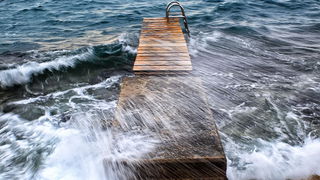 Jugo na Punti Bajlo 17. siječnja 2014.  Foto: Roberto Lerga