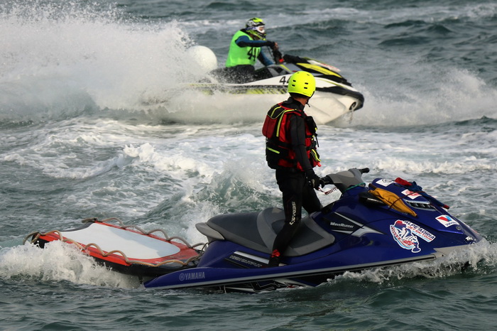 Vir: Slobodan trening na plaži Jadro pred utrke Alpe Adria Jest Ski Toura. Foto: Kažimir Škrbić/Virski list