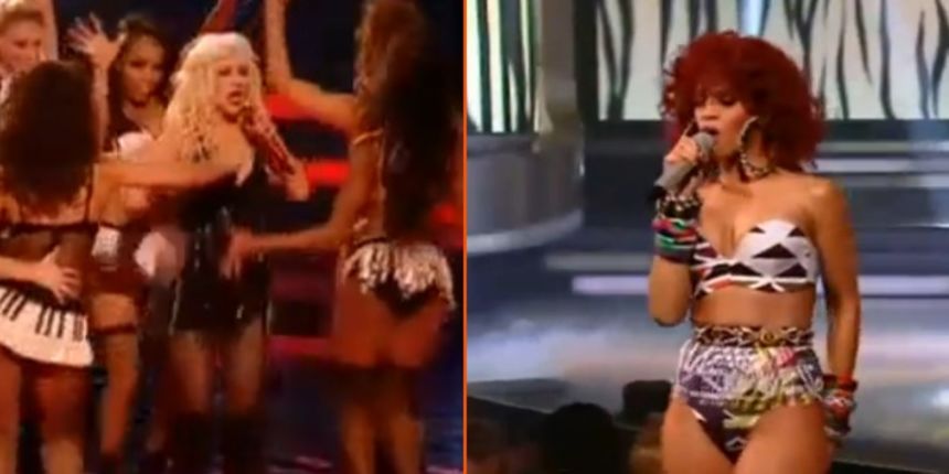 Aguilera i Rihanna ( foto YouTube) Aguilera i Rihanna ( foto YouTube)