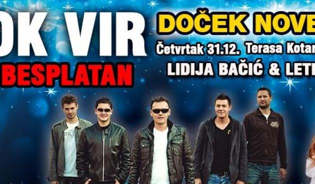 Doček nove 2016. godine u Viru uz Lidiju Bačić i Leteći odred