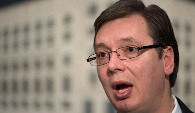 Beograd, Srbija – Predsjednik Vlade Republike Srbije Aleksandar Vucic na izvanrednoj konferenciji za medije. Photo: Srdjan Ilic/PIXSELL