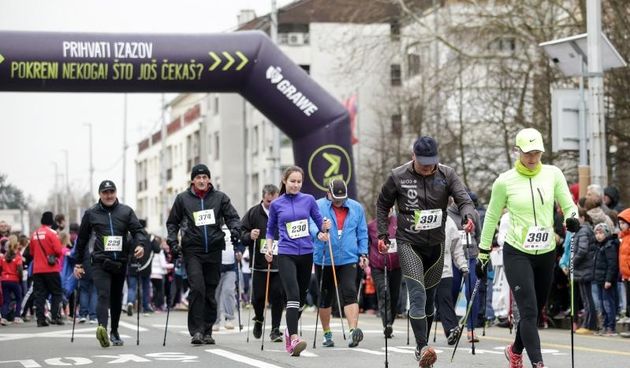 Start nordijskog hodanja. Photo: Petar Glebov/PIXSELL