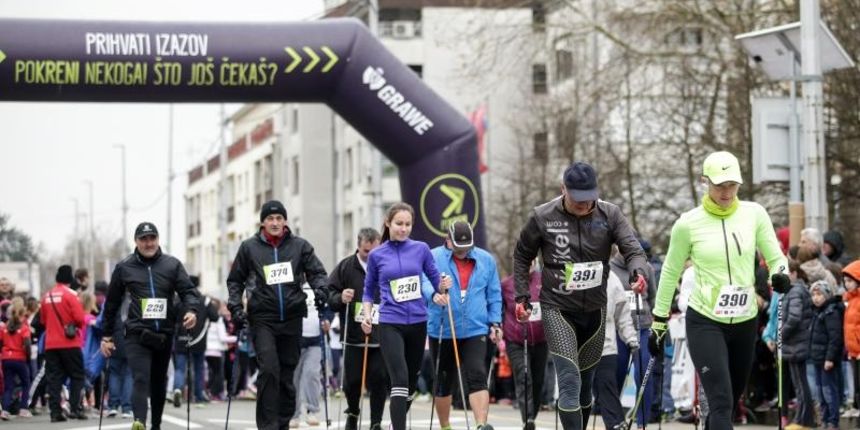 Start nordijskog hodanja. Photo: Petar Glebov/PIXSELL Start nordijskog hodanja. Photo: Petar Glebov/PIXSELL