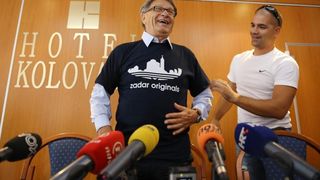 04.09.2014., Zadar – Press konferencija – Miroslav Ciro Blazevic – nakon sto je izabran za trenera NK Zadar. Photo: Filip Brala/PIXSELL 04.09.2014., Zadar – Press konferencija – Miroslav Ciro Blazevic – nakon sto je izabran za trenera NK Zadar. Photo: Filip Brala/PIXSELL