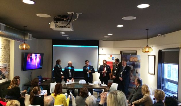 Ministar Lorencin i direktor HTZ-a Ivičić na predstavljanju direktne linije Toronto – Zagreb