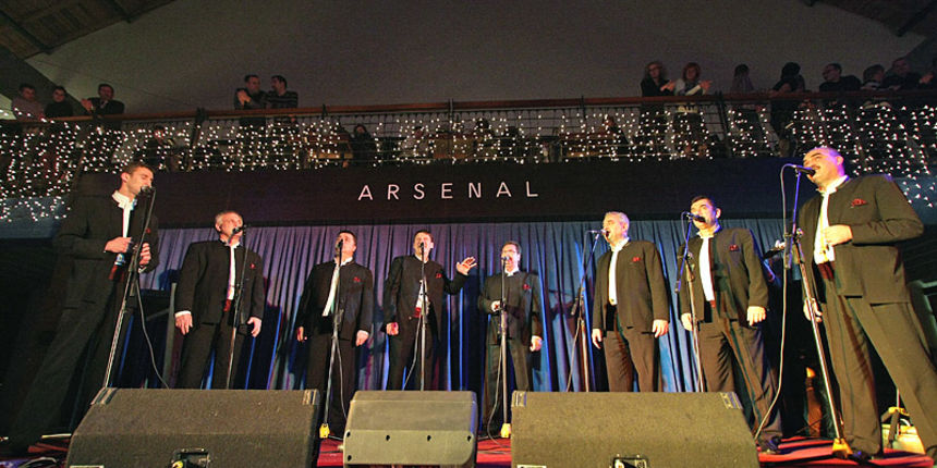 Božićni koncert klape Intrade u Arsenalu (foto: Marin Gospić)