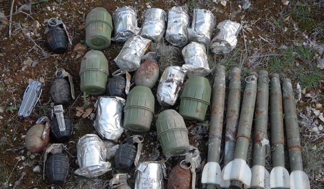 U Smilčiću pronašli bombe i mine, foto: PU Zd