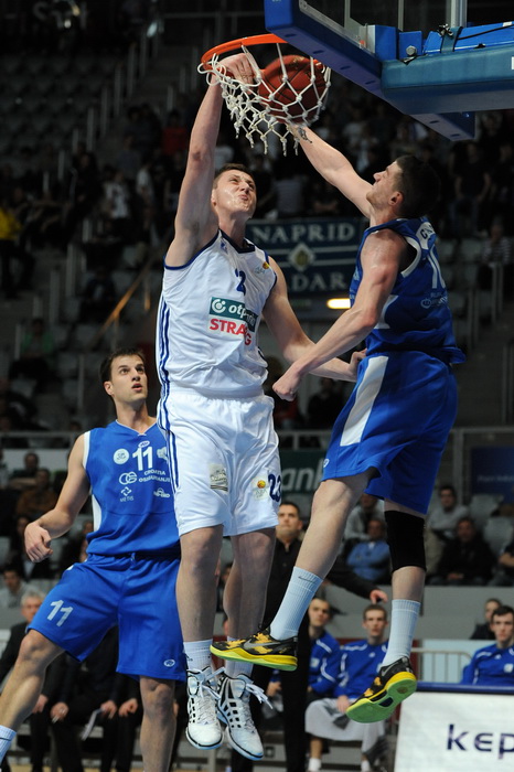 Zadar, 130413.Dvorana Kresimira Cosica. 5. kolo A1 kosarkaske lige za prvaka izmedju KK Zadar i KK Kvarner.Na fotografiji: detalj s utakmice; Nurkic (23), Skific (11).Foto: Luka Gerlanc / CROPIX Zadar, 130413.Dvorana Kresimira Cosica. 5. kolo A1 kosarkaske lige za prvaka izmedju KK Zadar i KK Kvarner.Na fotografiji: detalj s utakmice; Nurkic (23), Skific (11).Foto: Luka Gerlanc / CROPIX