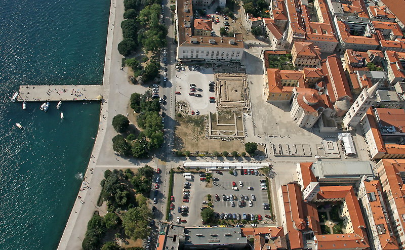Zadar – Zračne snimke – Forum (foto: Marin Gospić)