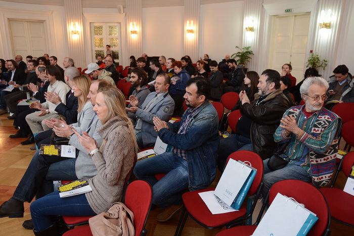 Zagreb, 250313.
Hrvatsko novinarsko drustvo, Perkovceva 2.
U Novinarskom domu odrzana je svecana dodjela nagrada za najbolje hrvatske novinske fotografije.
Zbor fotoreportera Hrvatske izbor najboljih novinskih fotografija organizira vec desetu godinu za r