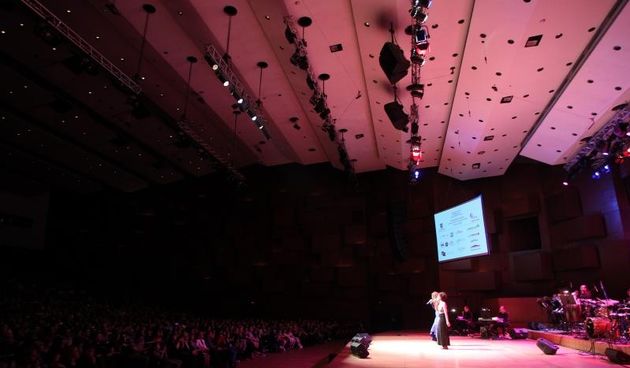 Dvorana Vatroslav Lisinski, humanitarni koncert udruge Ljubav na djelu kojim se prikuplja novac za lijecenje djece oboljele od malignih bolesti. Koncert je odrzao Jacques Houdek sa zvijezdama The Voicea. Photo: Goran Jakus/PIXSELL