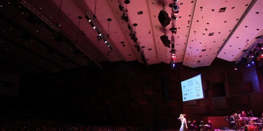 Dvorana Vatroslav Lisinski, humanitarni koncert udruge Ljubav na djelu kojim se prikuplja novac za lijecenje djece oboljele od malignih bolesti. Koncert je odrzao Jacques Houdek sa zvijezdama The Voicea. Photo: Goran Jakus/PIXSELL
