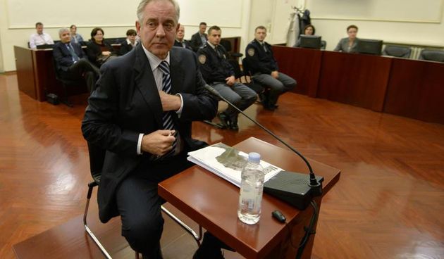 30.09.2013., Zagreb – Nastavak sudjenja Ivi Sanaderu u slucaju Fimi media na Zupanijskom sudu. Bivsi premijer zapoceo je isnositi svoju obranu. Photo: Marko Lukunic/PIXSELL Autor  Marko Lukunic/PIXSELL KLJUČNE RIJEČI  Ivo Sanader, Fimi media, Zupanijski