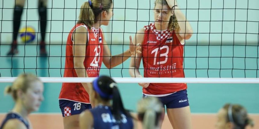 Maja Poljak, Samanta Fabris, ženska odbojkaška reprezentacija. Photo: Igor Kralj/PIXSELL Maja Poljak, Samanta Fabris, ženska odbojkaška reprezentacija. Photo: Igor Kralj/PIXSELL