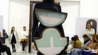 U sklopu tribine Moda osamdesetih – modni laboratorij za 21. stoljece odrzana odrzana modna revija Avangardna moda osamdesetih. Zvoncica Vuckovic. Photo: Robert Anic/PIXSELL