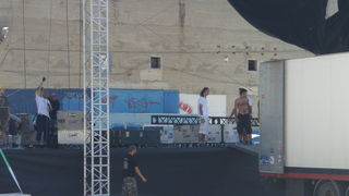 Pripreme za koncert Lennyja Kravitza