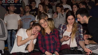 Humanitarno gledanje utakmice Zadar-Cibona (85-84) u Jazinama Humanitarno gledanje utakmice Zadar-Cibona (85-84) u Jazinama