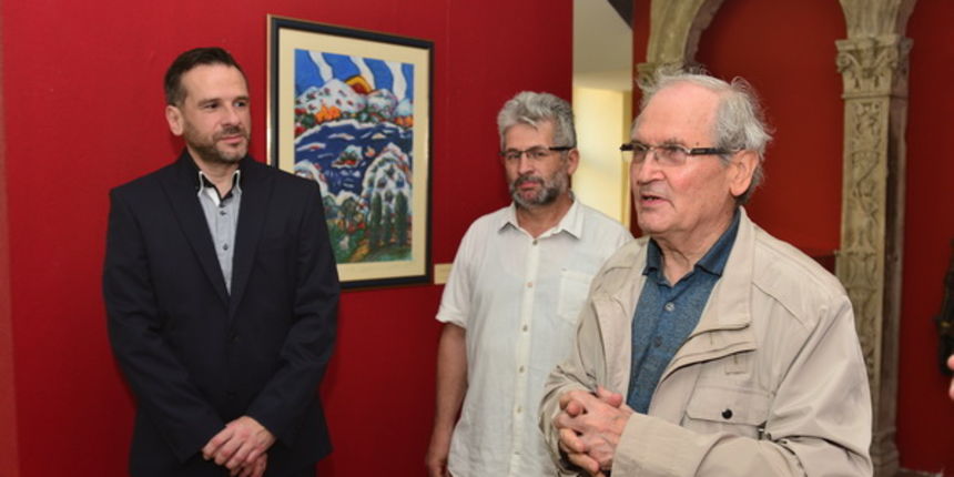 Svečano otvorena izložba slika fra Petra Perice Vidića
