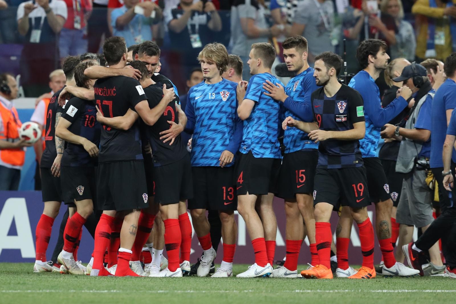Nižnji Novgorod, Rusija – Svjetsko nogometno prvenstvo 2018., osmina finala, Hrvatska – Danska 4-3 (1-1, 1-1).