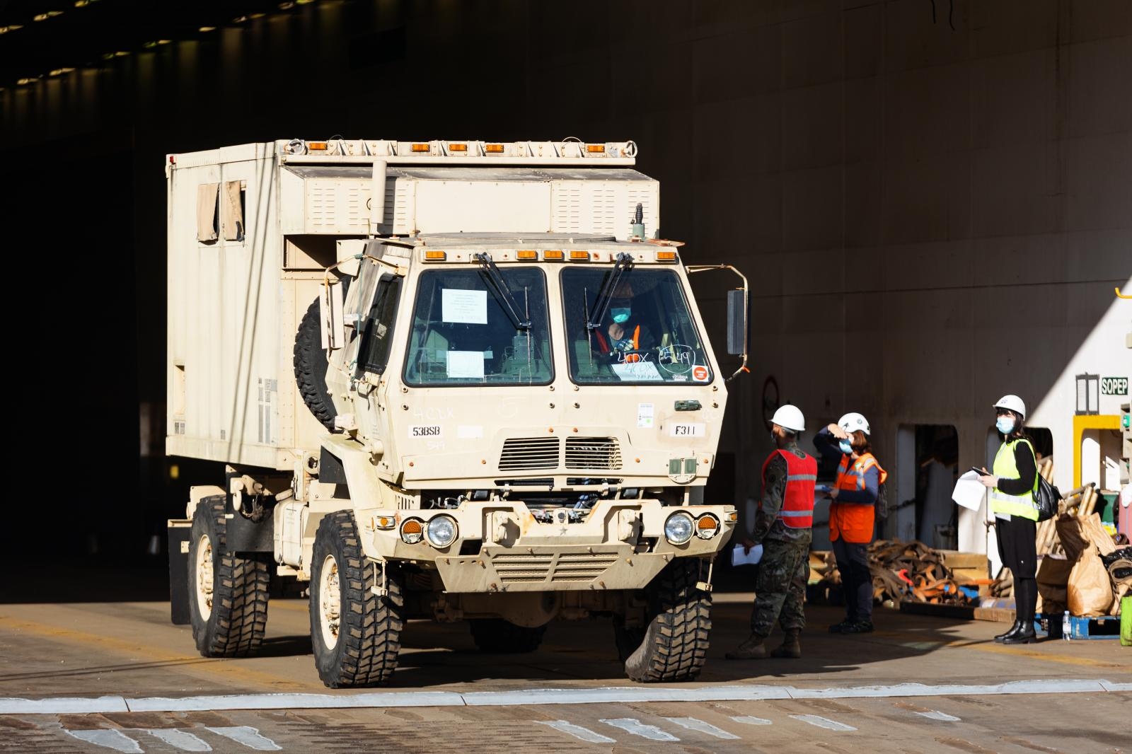 U Gaženicu dopremljena vojna oprema i sredstva za vježbu Immediate Response 21 U Gaženicu dopremljena vojna oprema i sredstva za vježbu Immediate Response 21