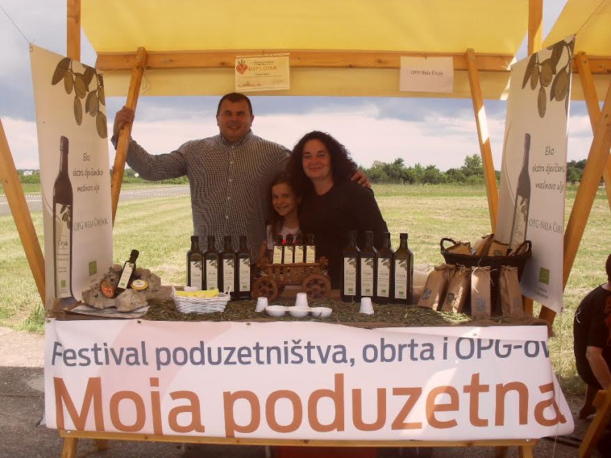 Hotel za solitarne pčele i druge korisne kukce u ekološkom masliniku OPG-a Čirjak