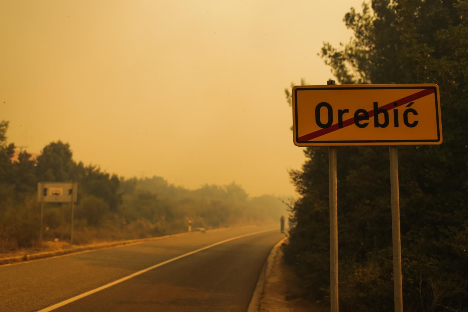 Veliki požar na Pelješcu