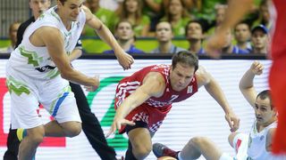 Europsko prvenstvo u kosarci Eurobasket Slovenija 2013., skupina C. Slovenija – Hrvatska 74-76. Photo: Igor Kralj/PIXSELL Europsko prvenstvo u kosarci Eurobasket Slovenija 2013., skupina C. Slovenija – Hrvatska 74-76. Photo: Igor Kralj/PIXSELL