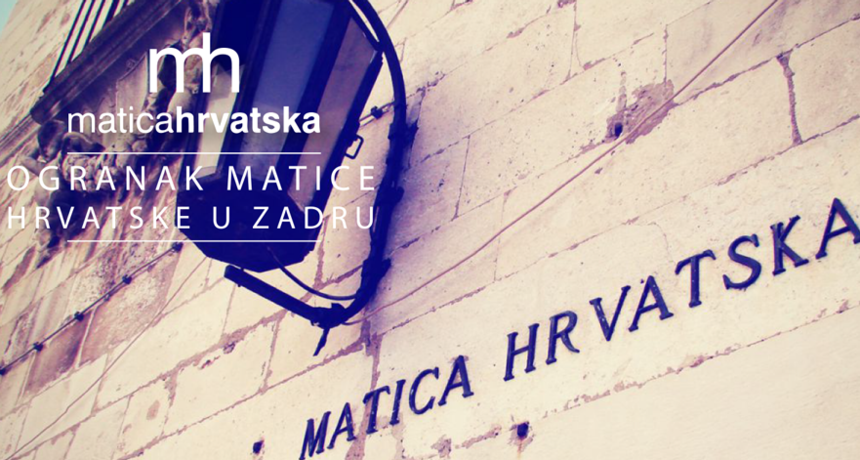 Ogranak Matice hrvatske u Zadru Ogranak Matice hrvatske u Zadru