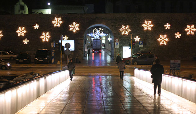 Božićni ukrasi u Zadru