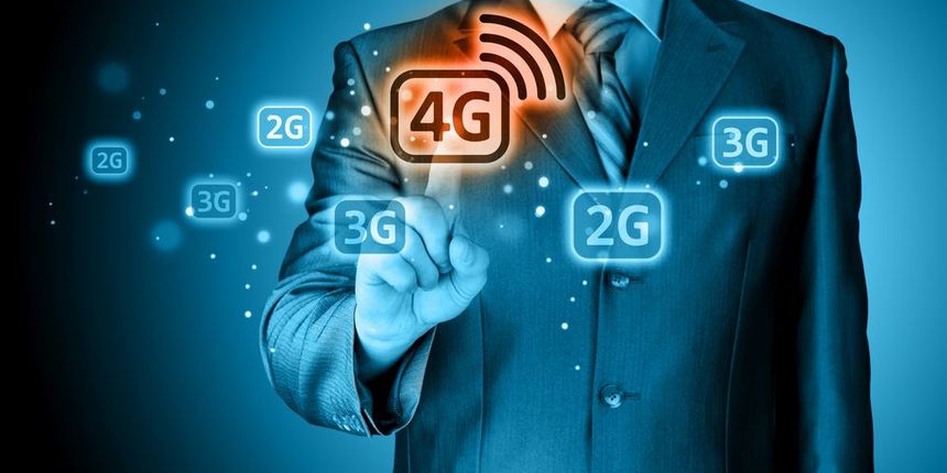 4G mreža, ilustracija