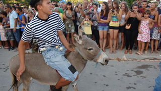Zadar, 050809.
Danas je na otoku Ugljanu u mjesto Kukljica slavljena Gospa od Sniga. Festa u Kukljici vec tradicionalno prvlaci veliki broj ljudi, a uz ples tamosnje folklorne skupine odrzana je i utrka tovara.
Foto: Andrija lucic / CROPIX Zadar, 050809.
Danas je na otoku Ugljanu u mjesto Kukljica slavljena Gospa od Sniga. Festa u Kukljici vec tradicionalno prvlaci veliki broj ljudi, a uz ples tamosnje folklorne skupine odrzana je i utrka tovara.
Foto: Andrija lucic / CROPIX