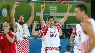 Arena Stozice, Ljubljana, Slovenija – Europsko prvenstvo u kosarci Eurobasket Slovenija 2013., cetvrtfinale, Hrvatska – Ukrajina. Krunoslav Simon. Photo: Igor Kralj/PIXSELL Arena Stozice, Ljubljana, Slovenija – Europsko prvenstvo u kosarci Eurobasket Slovenija 2013., cetvrtfinale, Hrvatska – Ukrajina. Krunoslav Simon. Photo: Igor Kralj/PIXSELL