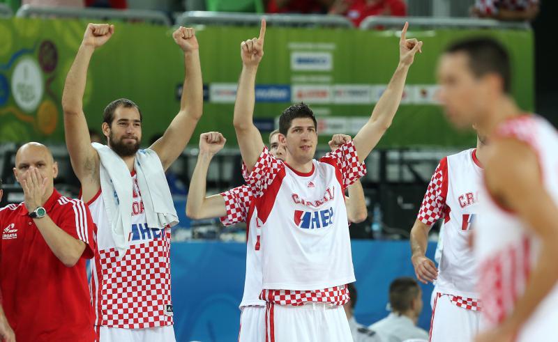 Arena Stozice, Ljubljana, Slovenija – Europsko prvenstvo u kosarci Eurobasket Slovenija 2013., cetvrtfinale, Hrvatska – Ukrajina. Krunoslav Simon. Photo: Igor Kralj/PIXSELL Arena Stozice, Ljubljana, Slovenija – Europsko prvenstvo u kosarci Eurobasket Slovenija 2013., cetvrtfinale, Hrvatska – Ukrajina. Krunoslav Simon. Photo: Igor Kralj/PIXSELL