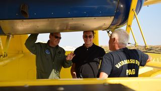 Njemački vatrogasci posjetili zračne snage u vojarni Zemunik