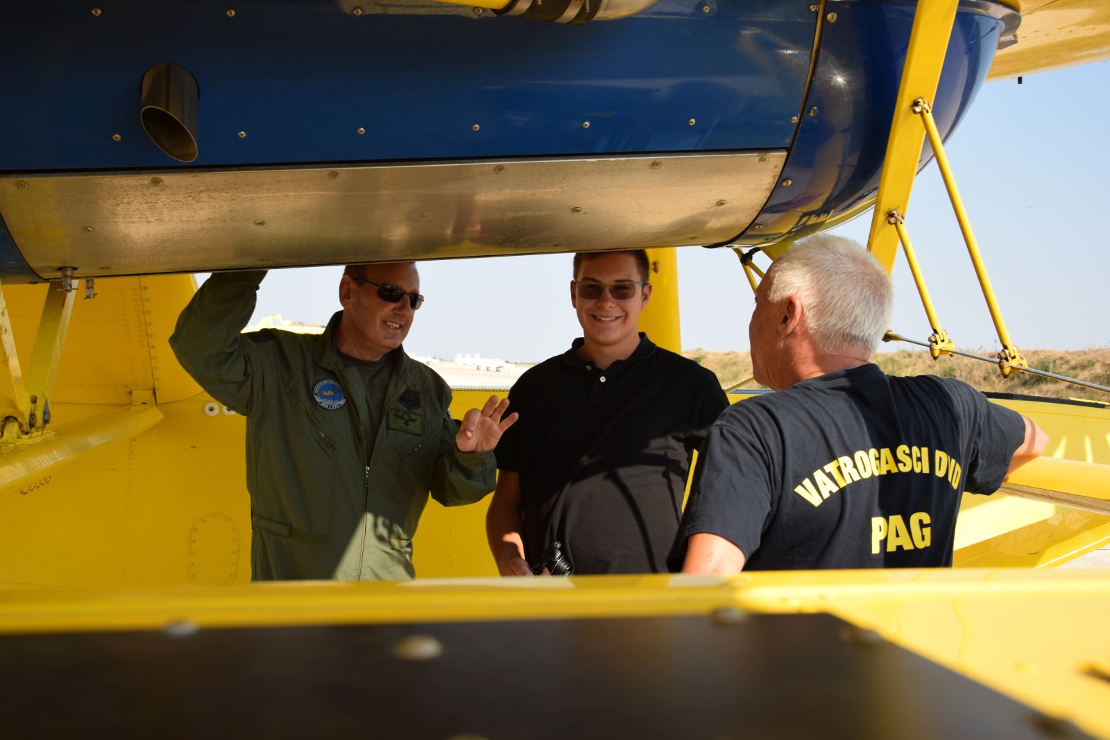 Njemački vatrogasci posjetili zračne snage u vojarni Zemunik