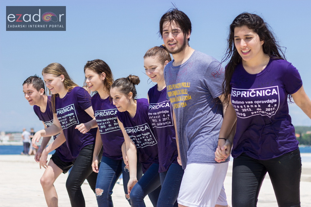 Ludijada zadarskih maturanata na Pozdravu suncu i Morskim orguljama