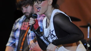 Vodice, 110611.
Obala Vladimira Natora.
Posljednja vecer CMC -a u Vodicama.
Na slici: Zanamari Lalic.
Foto: Marija Mihic / CROPIX