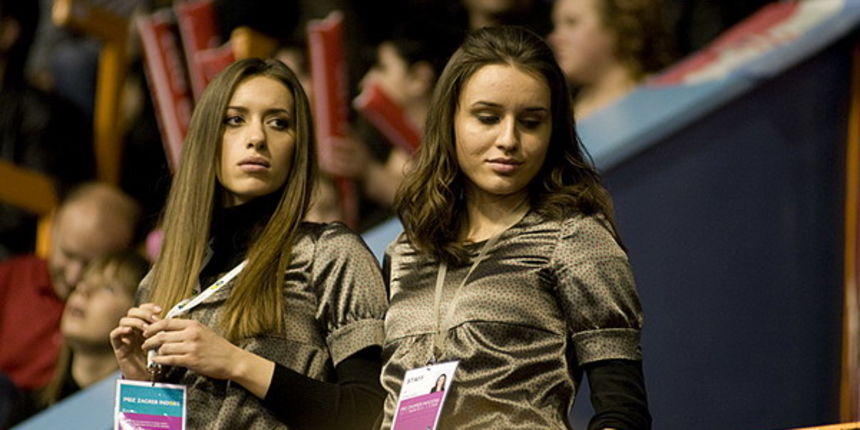 Hostese, PBZ Zagreb Indoors, finale 1.3.2008. Hostese, PBZ Zagreb Indoors, finale 1.3.2008.
