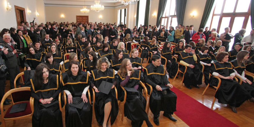 Promocija diplomiranih studenata, 7. ožujka 2009. (foto: Marin Gospić)