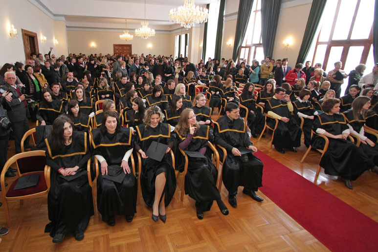 Promocija diplomiranih studenata, 7. ožujka 2009. (foto: Marin Gospić)