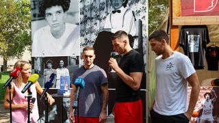 Druženje s košakašima povodom 60. rođendana Dražena Petrovića Druženje s košakašima povodom 60. rođendana Dražena Petrovića