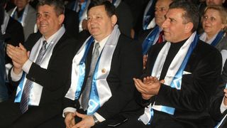 Grad Biograd na moru odrzao je svecanu sjednicu na kojoj su urucene zahvalnice zasluznim gradjanima. Sjednici su nazocili i generali Ante Gotovina i Mladen Markac koji je proglasen za pocasnog gradjanina. Photo: Dino Stanin/PIXSELL