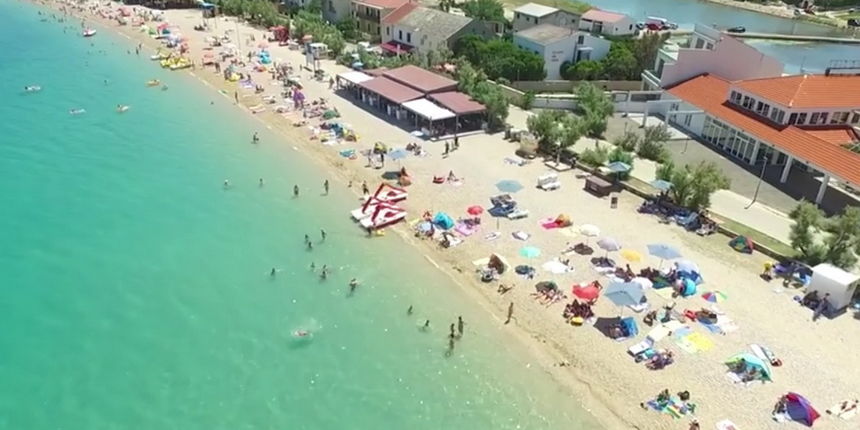 Pag, Grad Pag, Panorama, Pag iz zraka, Paška plaža