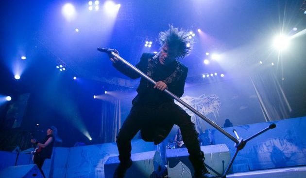 31.07.2013., Zagreb – U sklopu svjetske turneje “Maiden England”, u Areni Zagreb odrzan je koncert heavy metal benda Iron Maiden. Photo: Daniel Kasap/PIXSELL