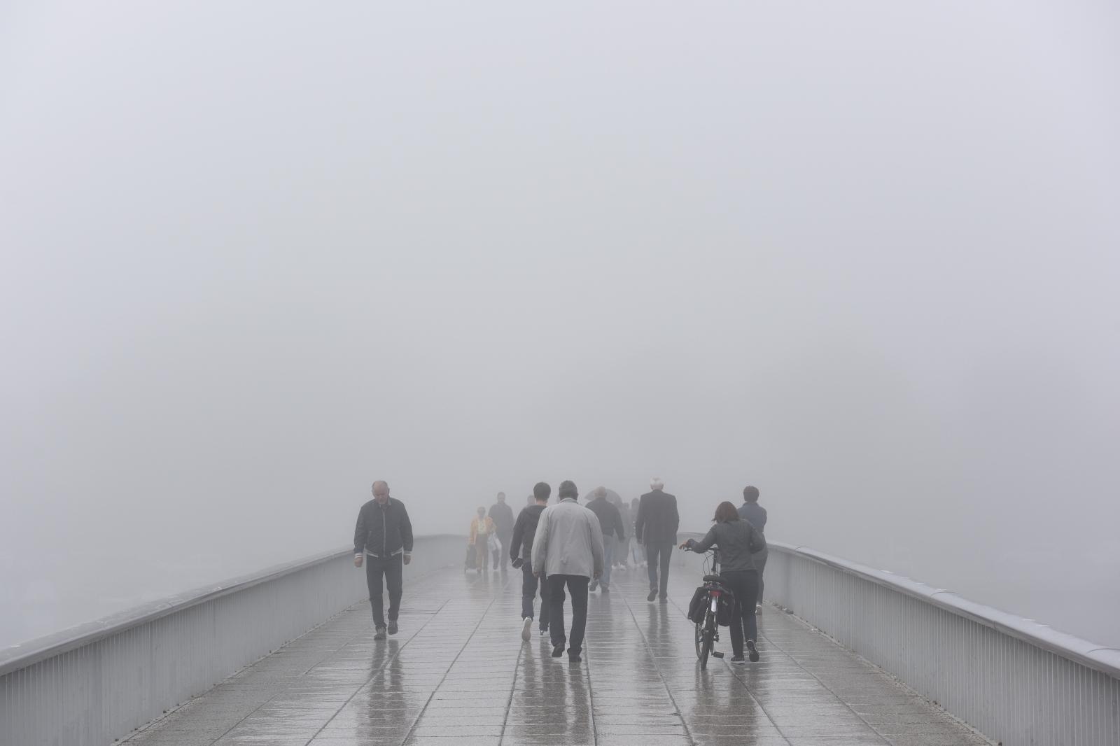 Zadrane jutros dočekala gusta magla