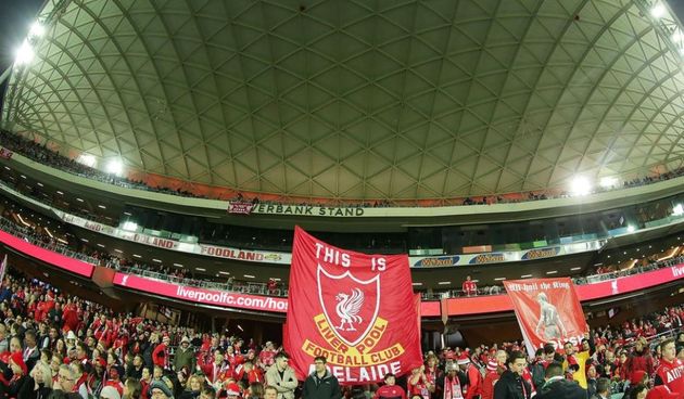 Liverpool u Adelaideu, foto: Liverpool FC ‏@LFC