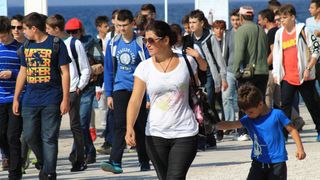 Đir po zadarskoj rivi 1. listopada 2016.