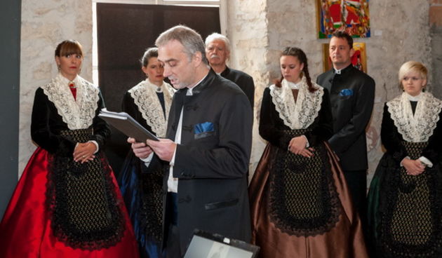 Predstavljanje zadarske pučke nošnje, Foto: Željko Karavida